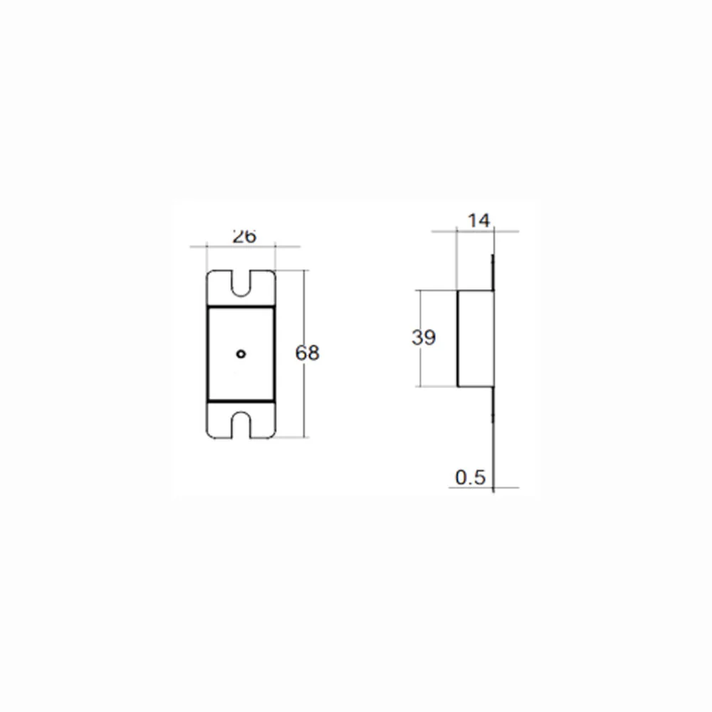 Lockwood Timber Door Fixing Conversion Kit Strike & Face Plate- Available in Various Finishes - Image 2