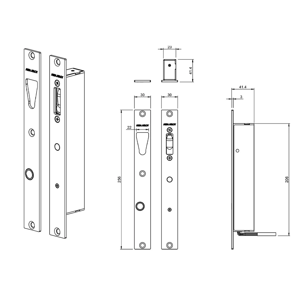 Lockwood V-Lock 11.4 -26VDC Fail Safe Full Monitoring Stainless Steel ES8100 - Image 2