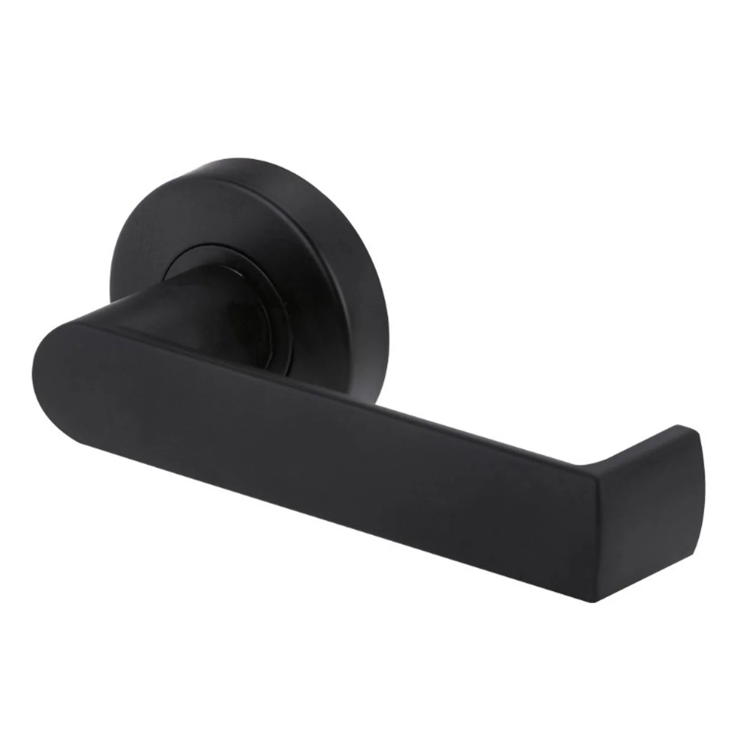Lockwood Velocity Door Lever Handle on Round Rose Mortice Set & L8 Dianella Lever 55mm - Image 3
