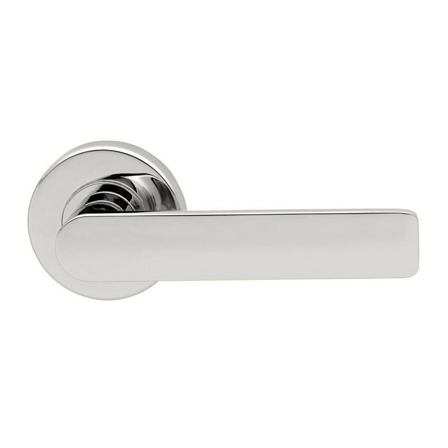 Lockwood Velocity Door Lever Handle on Round Rose Passage Set - Available in Various Finishes - Image 3