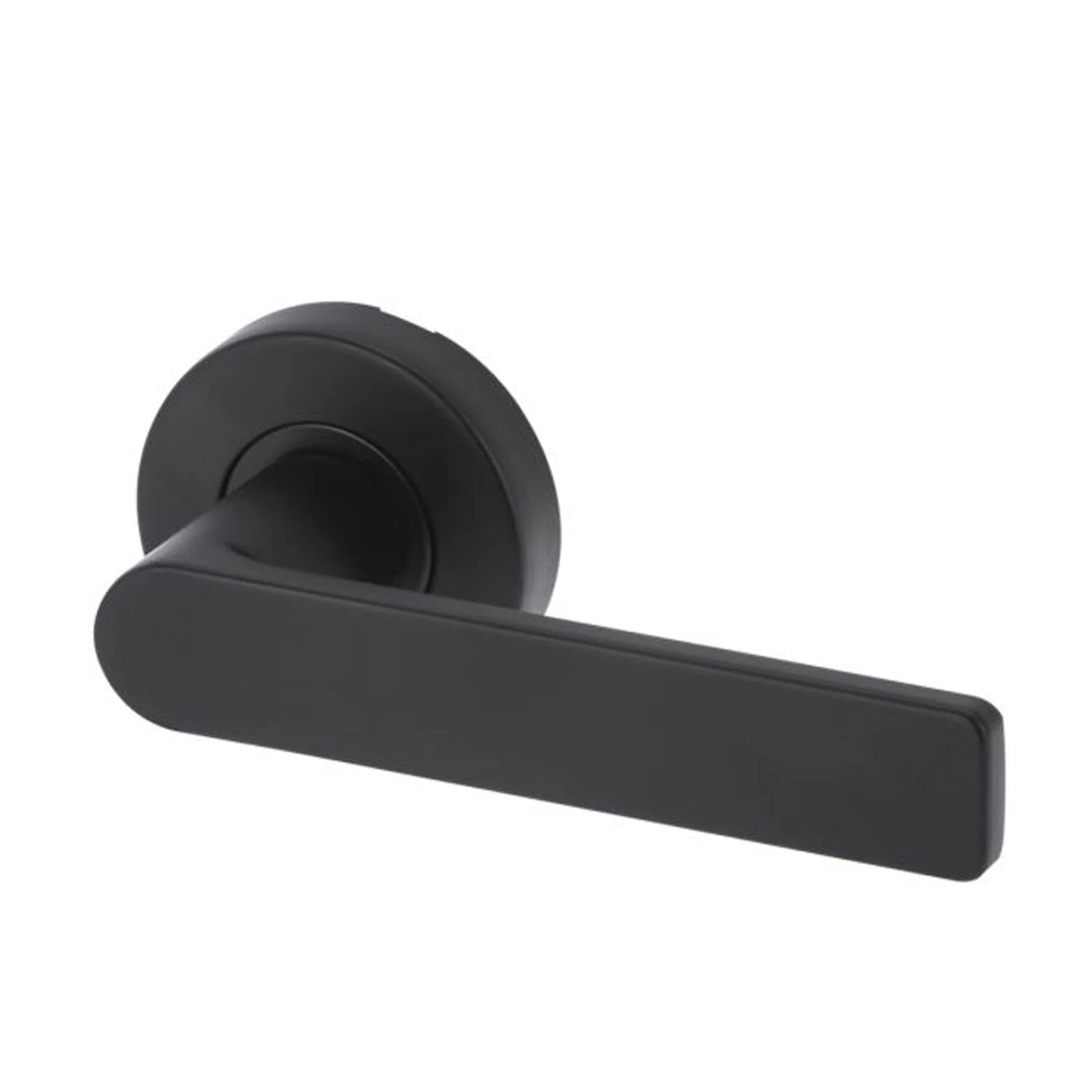 Lockwood Velocity Door Lever Handle on Round Rose Passage Set - Available in Various Finishes - Image 4