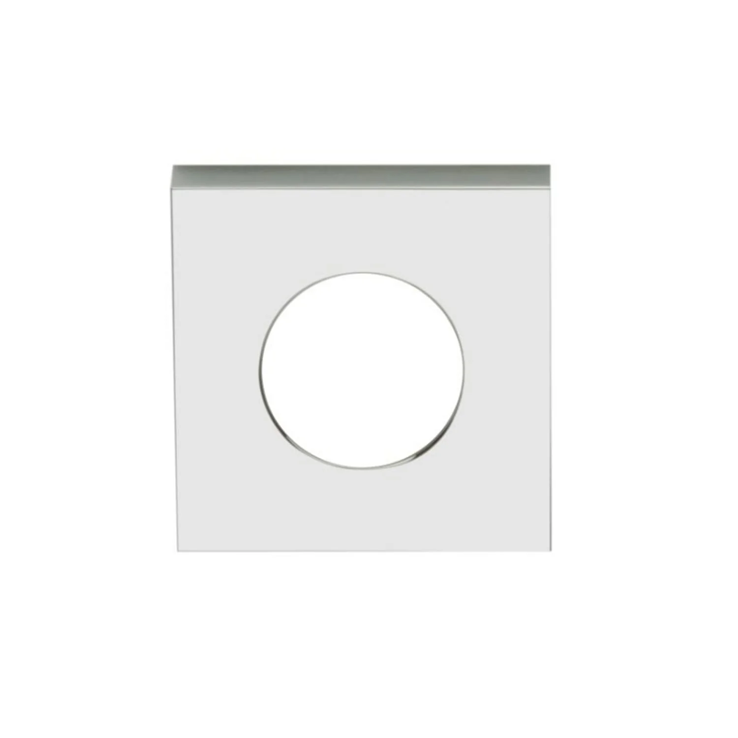 Lockwood Velocity Square Rose Passage Trim  - Available in Chrome Plate and Satin Chrome - Image 3