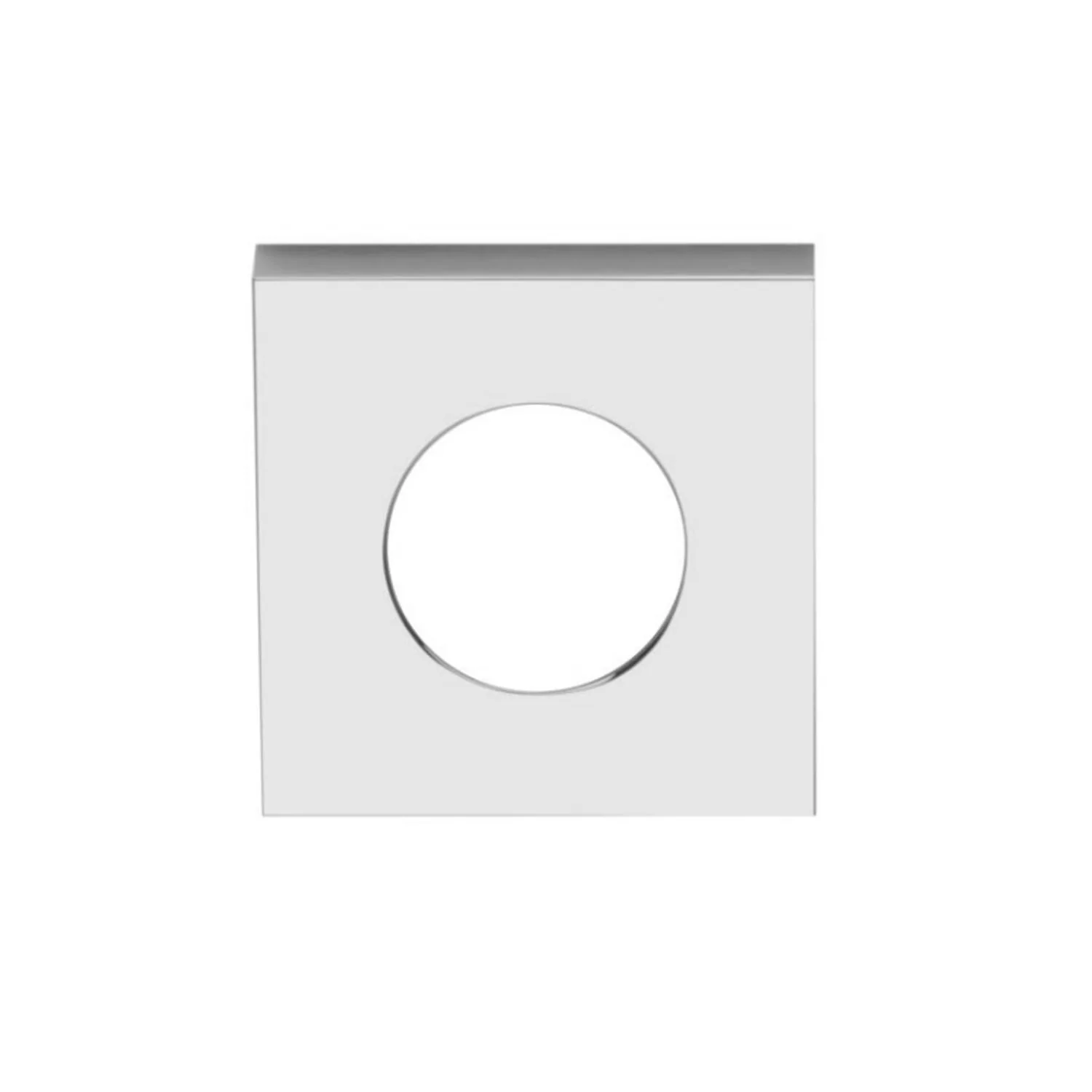 Lockwood Velocity Square Rose Passage Trim  - Available in Chrome Plate and Satin Chrome - Image 4