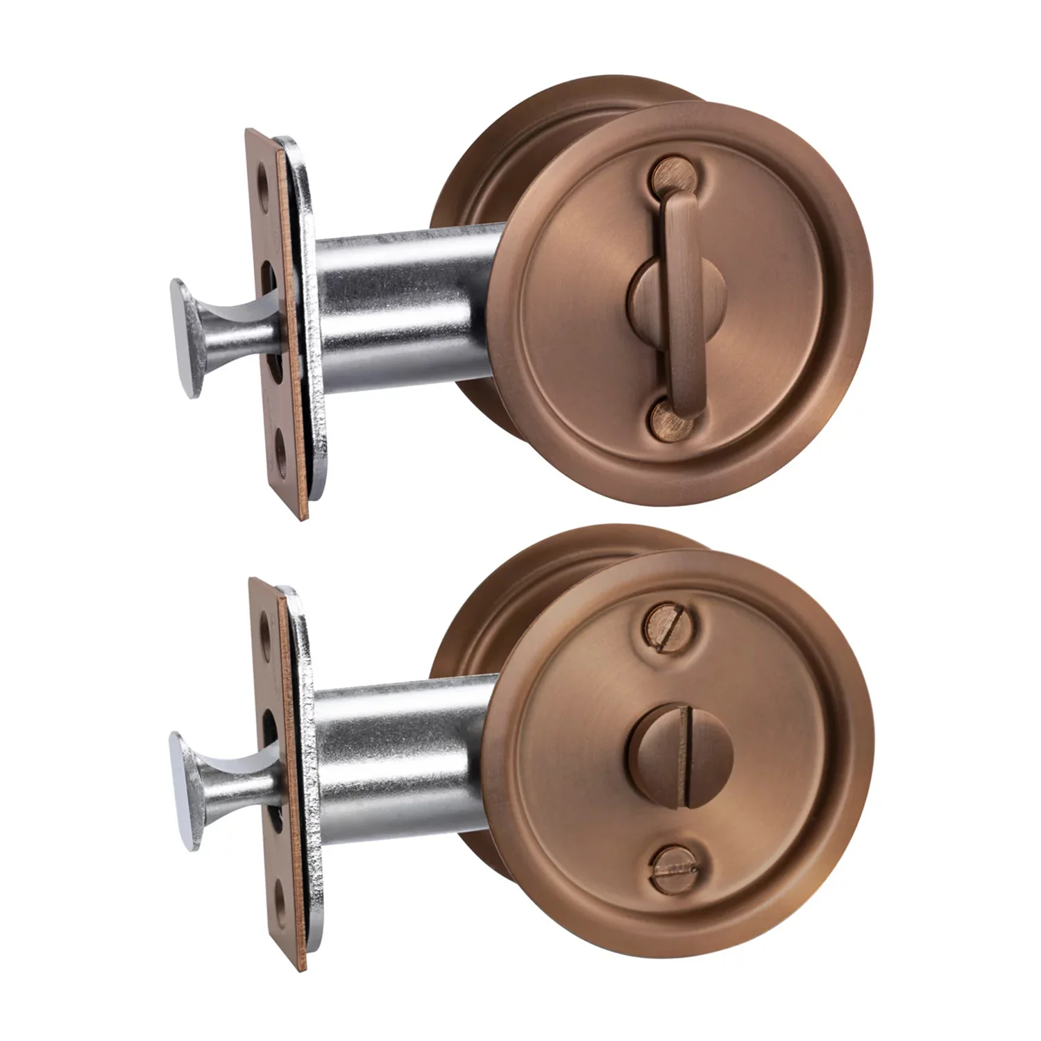 Lockwood Vivid Cavity Door Slider Privacy Set - Available in Various Finishes - Image 4