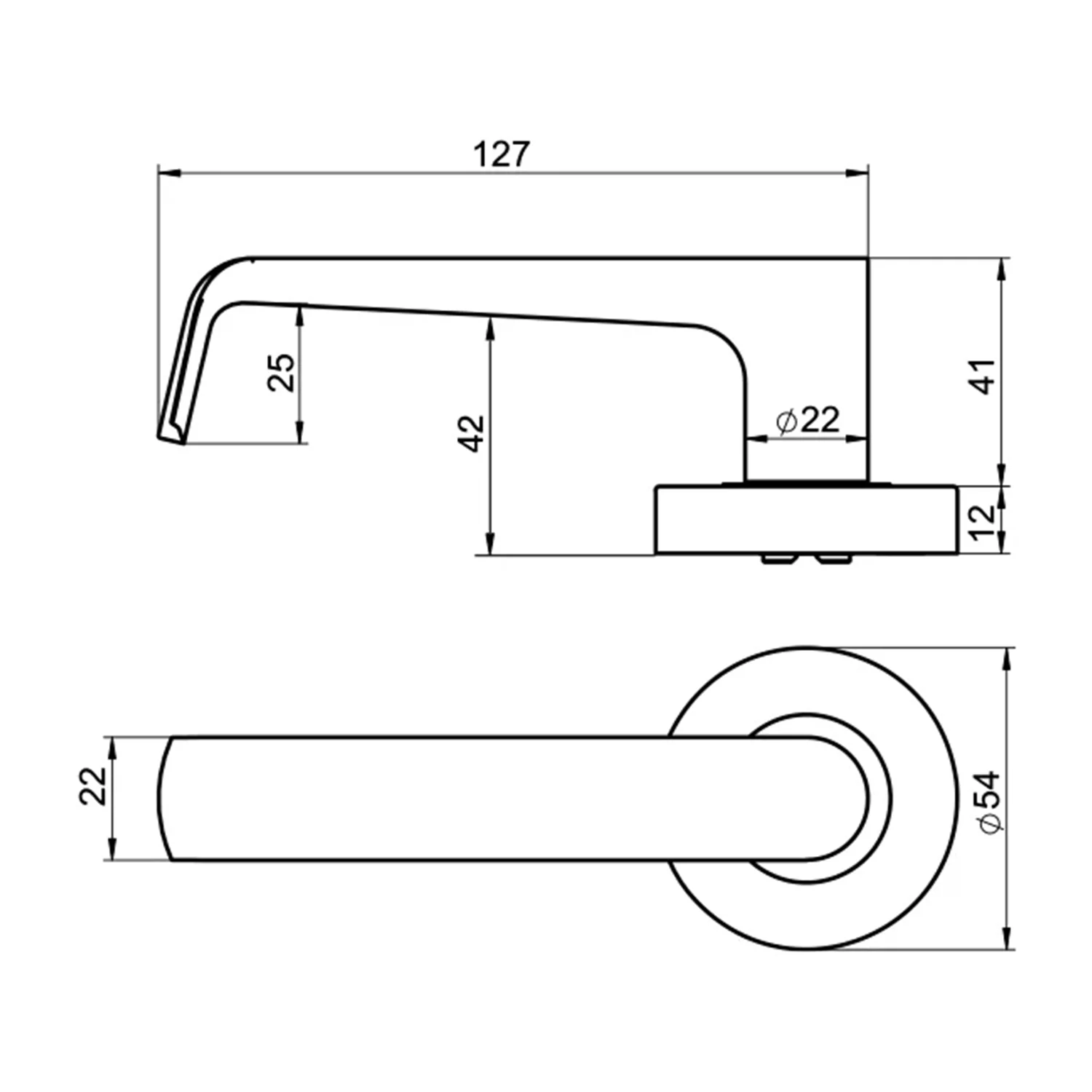 Lockwood Vivid V1 Privacy Set Includes Latch - Available in Various Finishes - Image 2