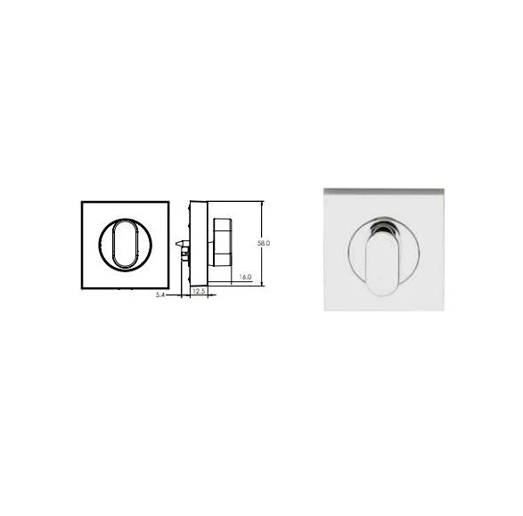 Lockwood VSS7+ Velocity Series Standard Turn Snib 58mm - Image 3