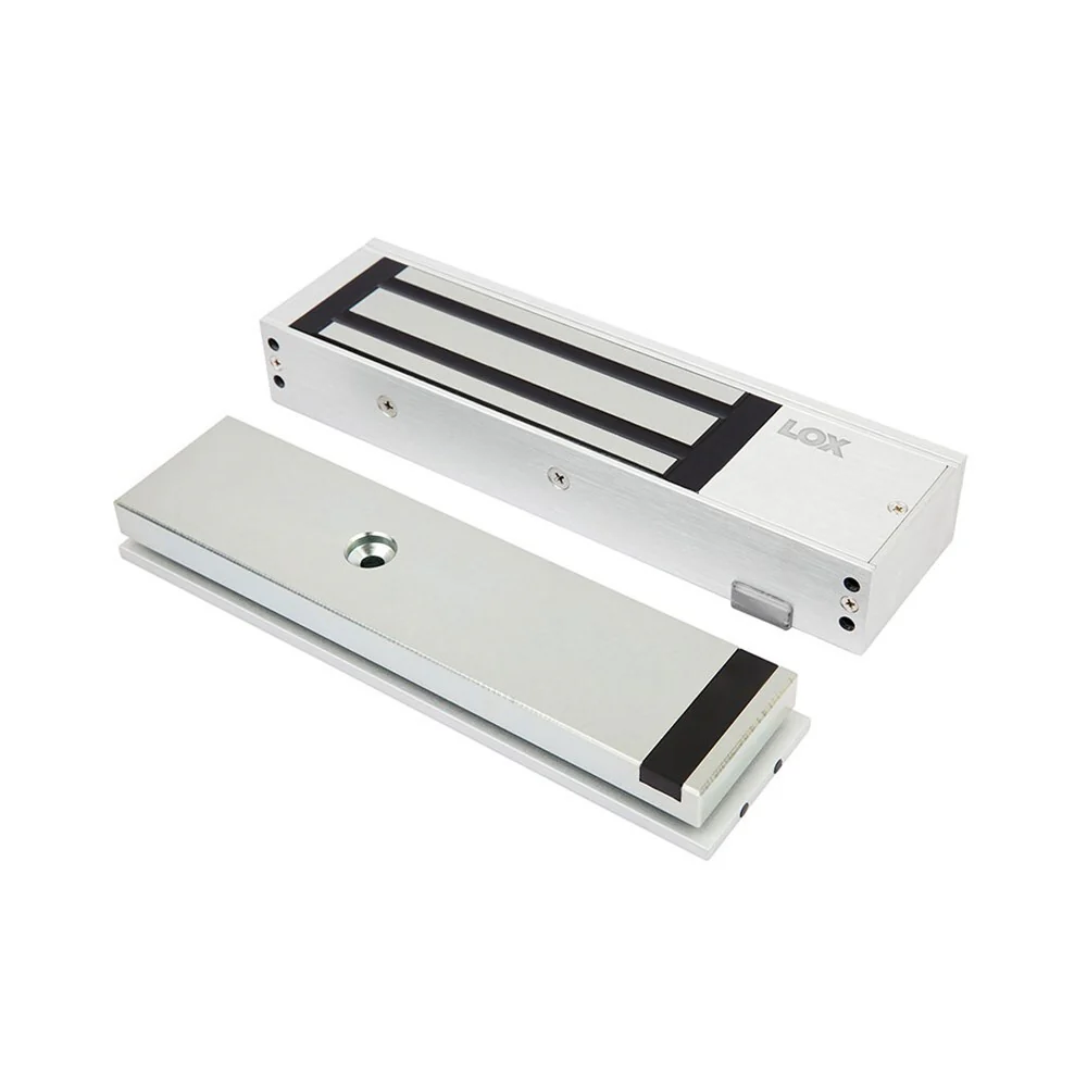 LOX Electro Magnetic Lock 580kg Single Door Monitored with Anti-Tamper Plate EM5700M - Image 2
