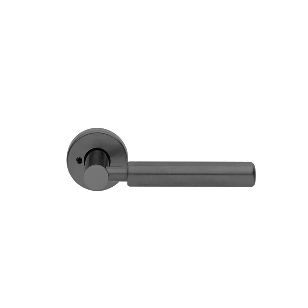 Manital Amleto Door Handle Lever Set on Round Rose Privacy 50mm - Available in Various Finishes - Image 4