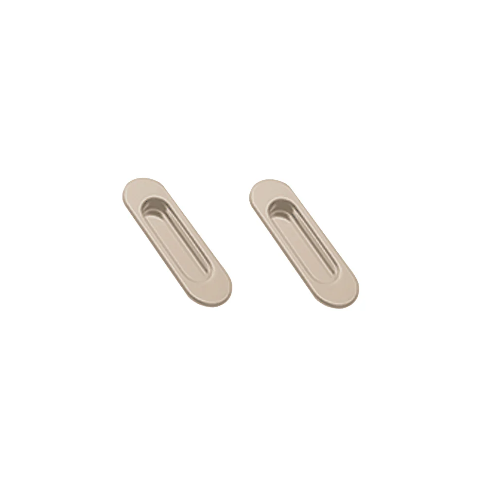 Manital ART58 Oval Sliding Door Flush Pull - Available in Various Finishes - Image 5