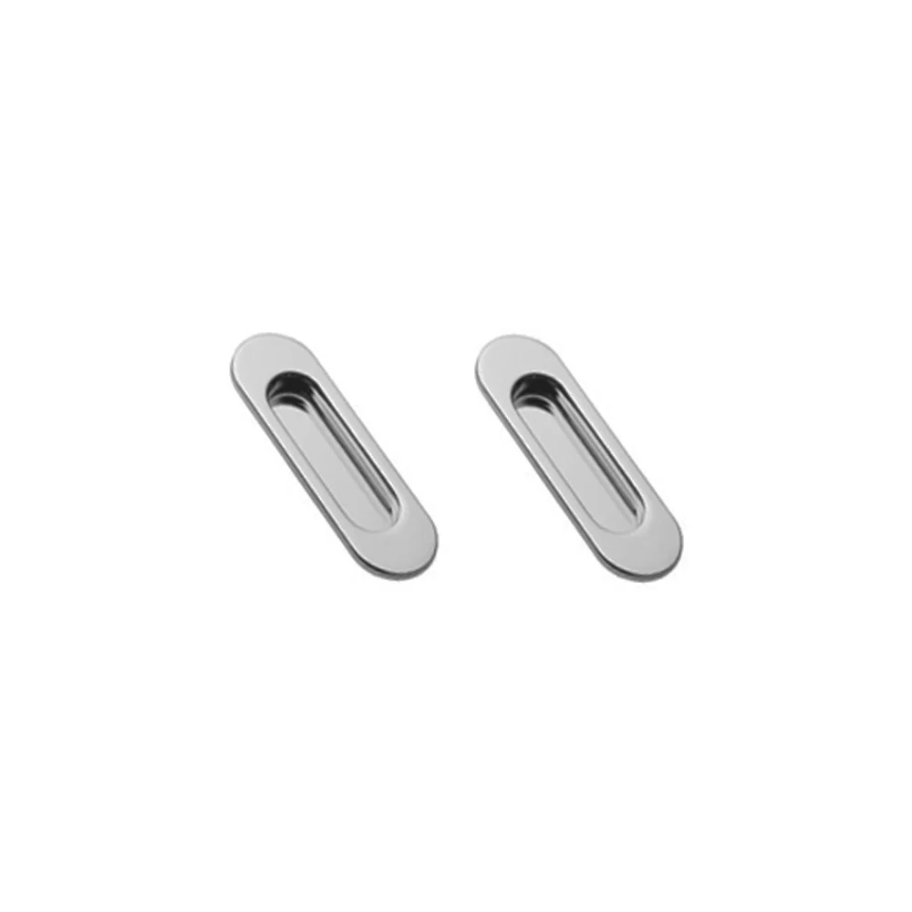 Manital ART58 Oval Sliding Door Flush Pull - Available in Various Finishes - Image 8