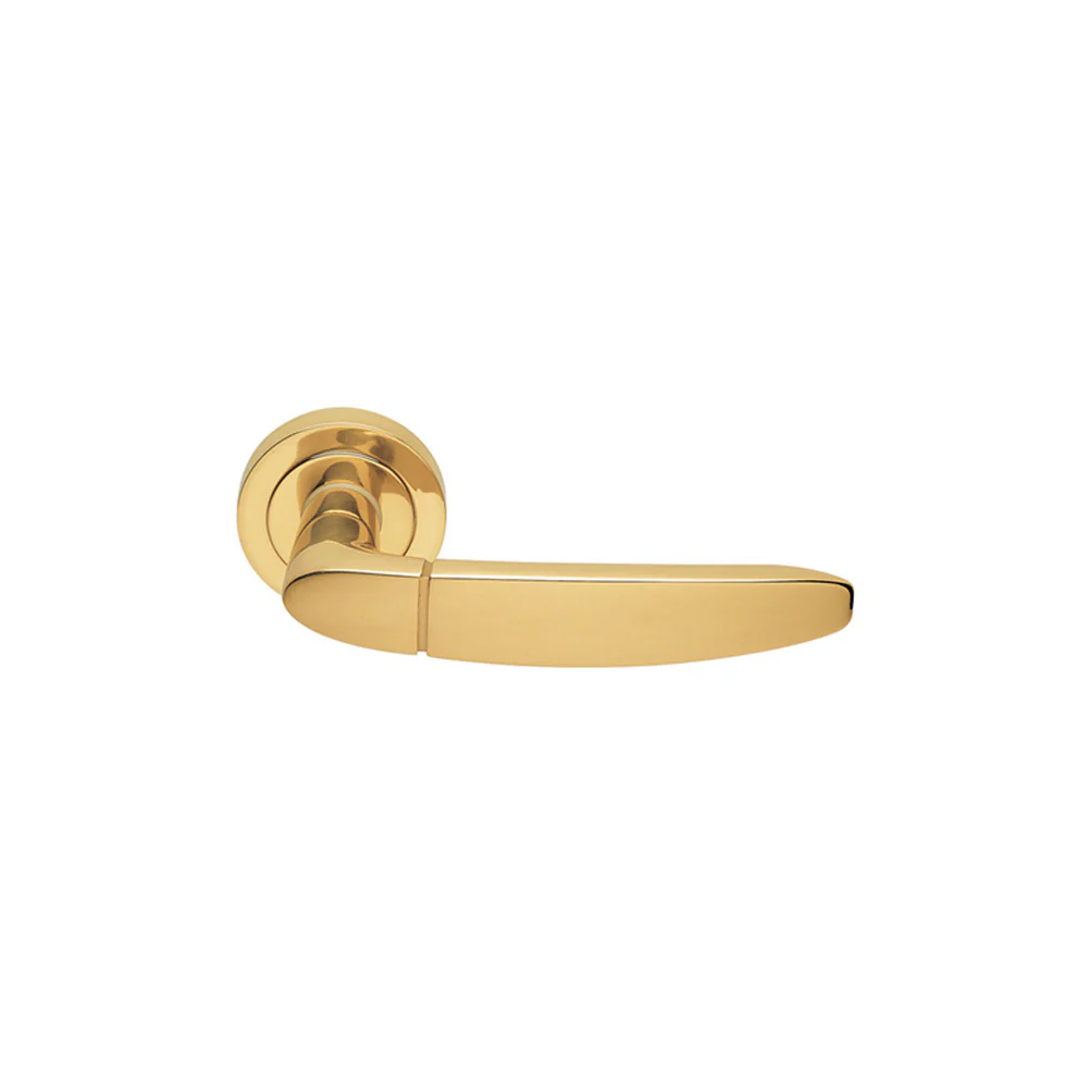Manital Atena Door Handle Lever Set on Round Rose Passage 50mm - Available in Various Finishes - Image 7