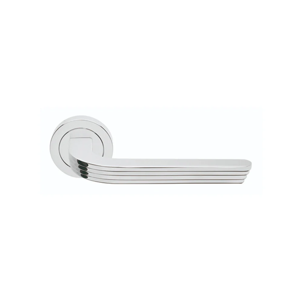 Manital Cloud Door Handle Lever Set on Round Rose Passage - Image 3