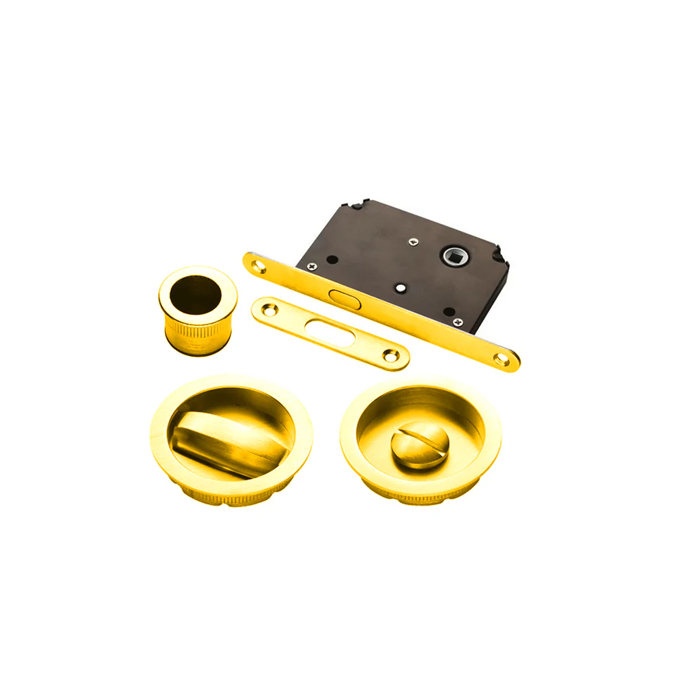 Manital Sliding Pocket Door Bathroom Lock Set - Available in Various Finishes - Image 4