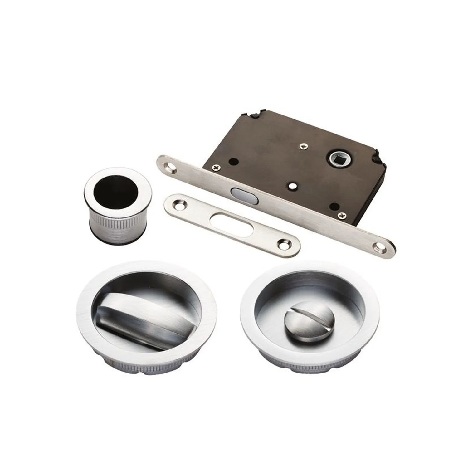Manital Sliding Pocket Door Bathroom Lock Set - Available in Various Finishes - Image 7