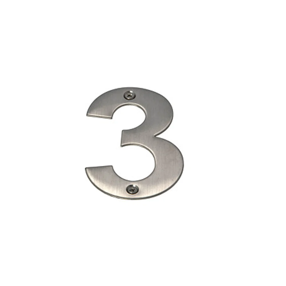 Mappas Door House Number # 0-9 100mm Numeral Visible Fix 304 Grade Stainless Steel - Image 5
