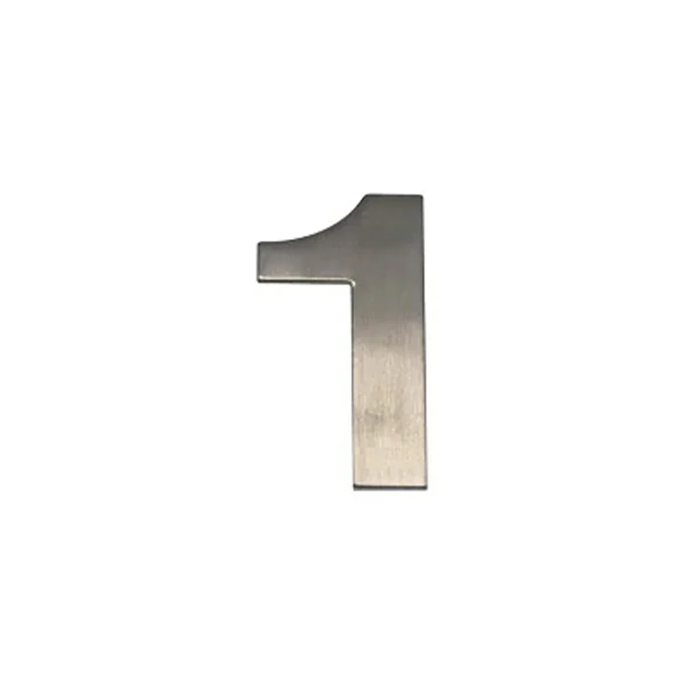 Mappas Door House Number # 0-9 150mm Numeral Concealed Fix 304 Grade Stainless Steel - Image 10