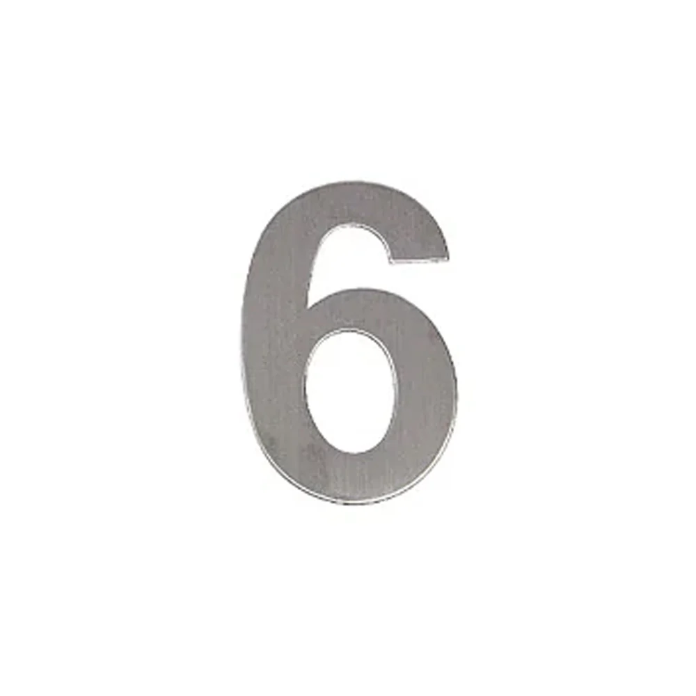 Mappas Door House Number # 0-9 150mm Numeral Concealed Fix 304 Grade Stainless Steel - Image 5