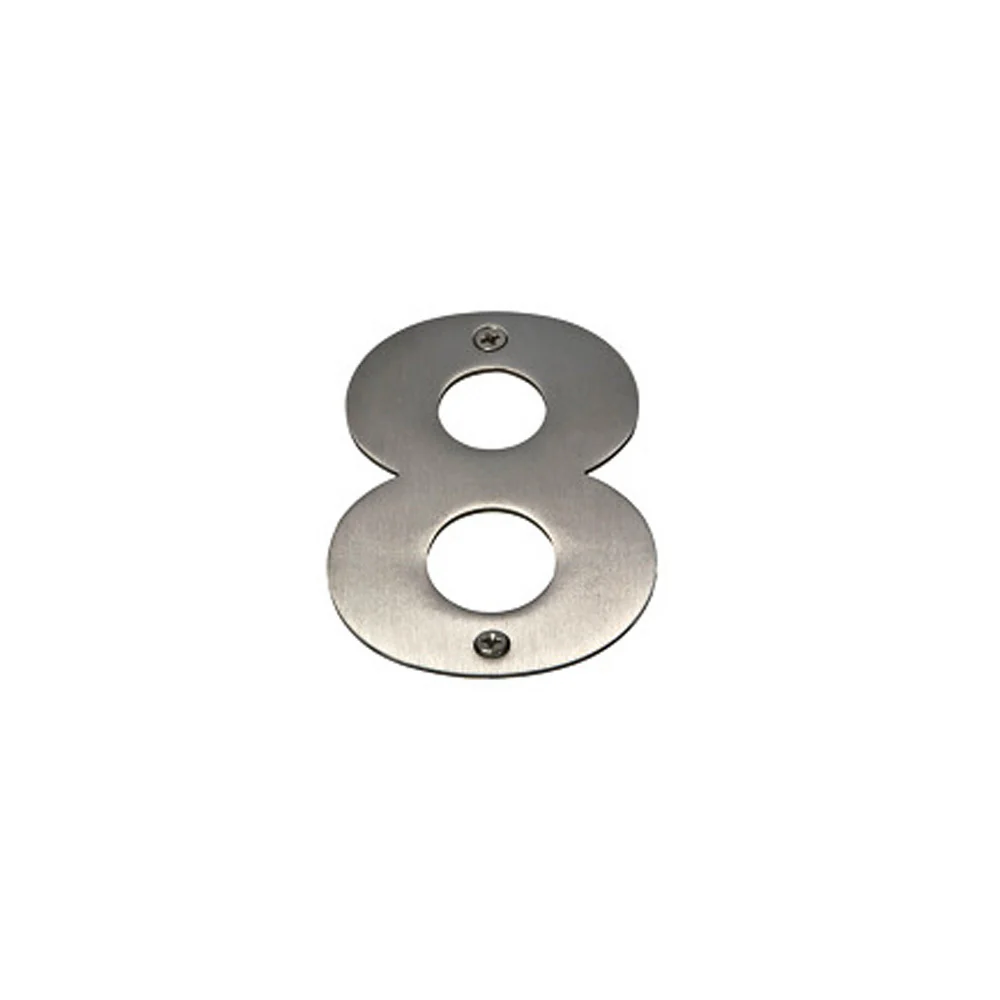 Mappas Door House Number # 0-9 50mm Numeral Visible Fix Stainless Steel - Image 10