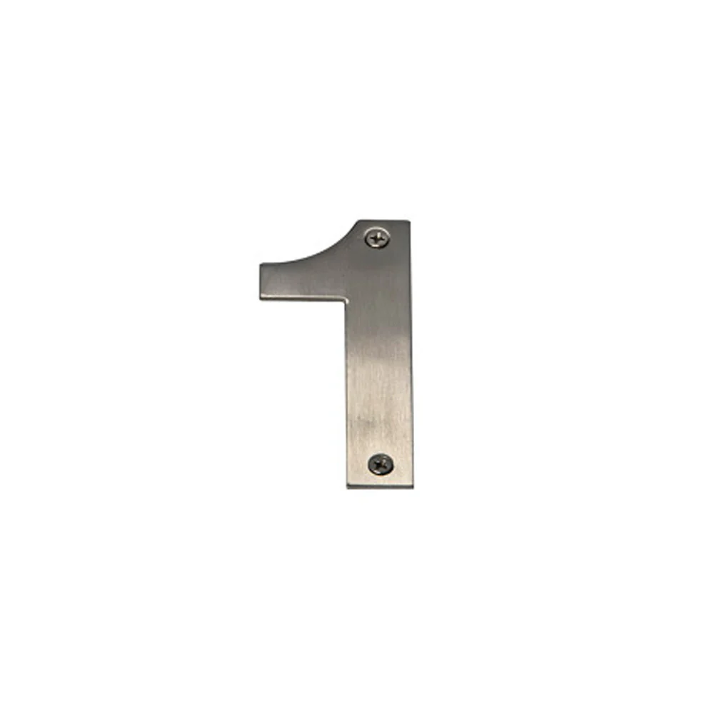 Mappas Door House Number # 0-9 50mm Numeral Visible Fix Stainless Steel - Image 3