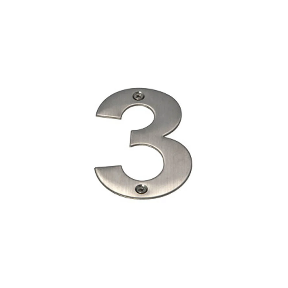 Mappas Door House Number # 0-9 50mm Numeral Visible Fix Stainless Steel - Image 5