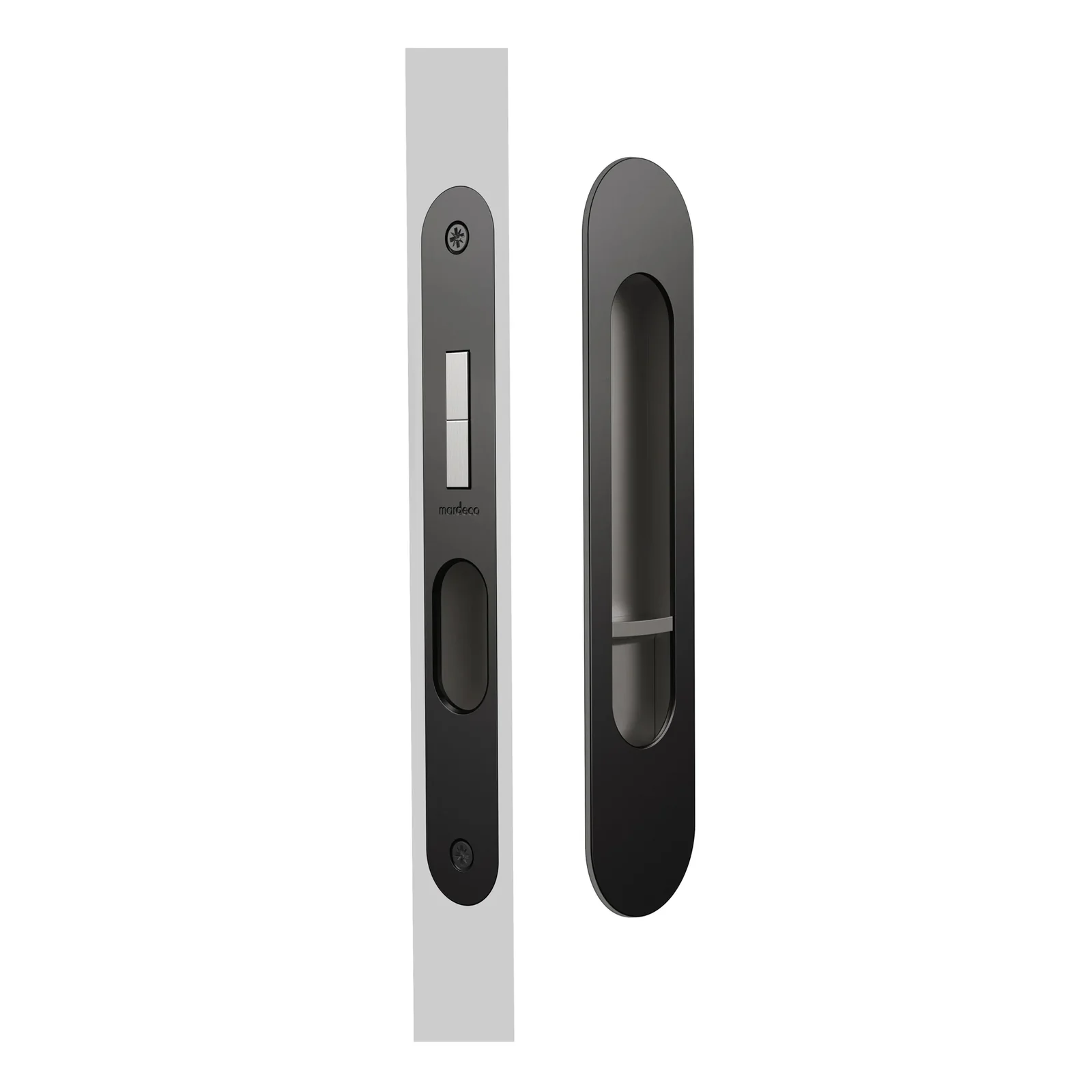 Mardeco Radius Edge M Series Flush Pull Privacy Set - Available in Various Finishes - Image 3