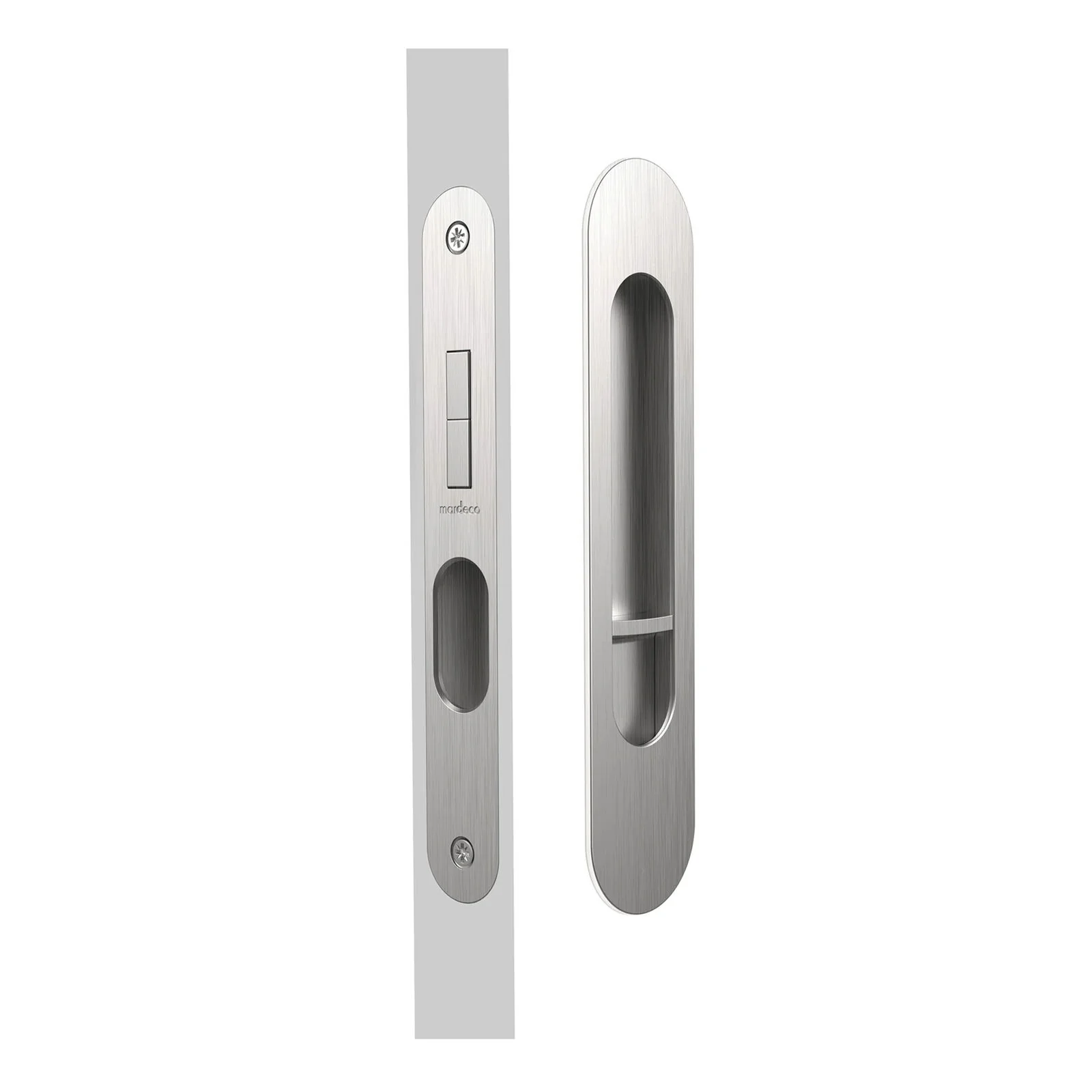 Mardeco Radius Edge M Series Flush Pull Privacy Set - Available in Various Finishes - Image 4