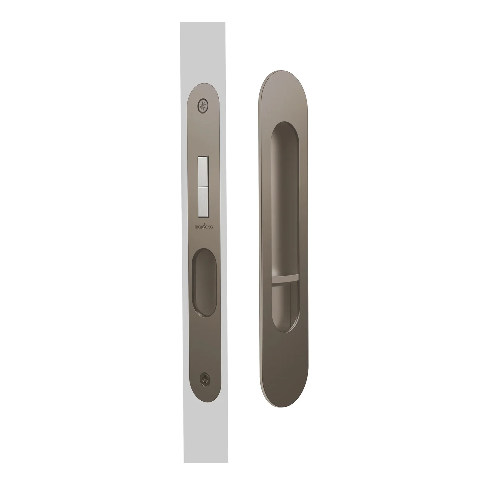 Mardeco Radius Edge M Series Flush Pull Privacy Set - Available in Various Finishes - Image 5