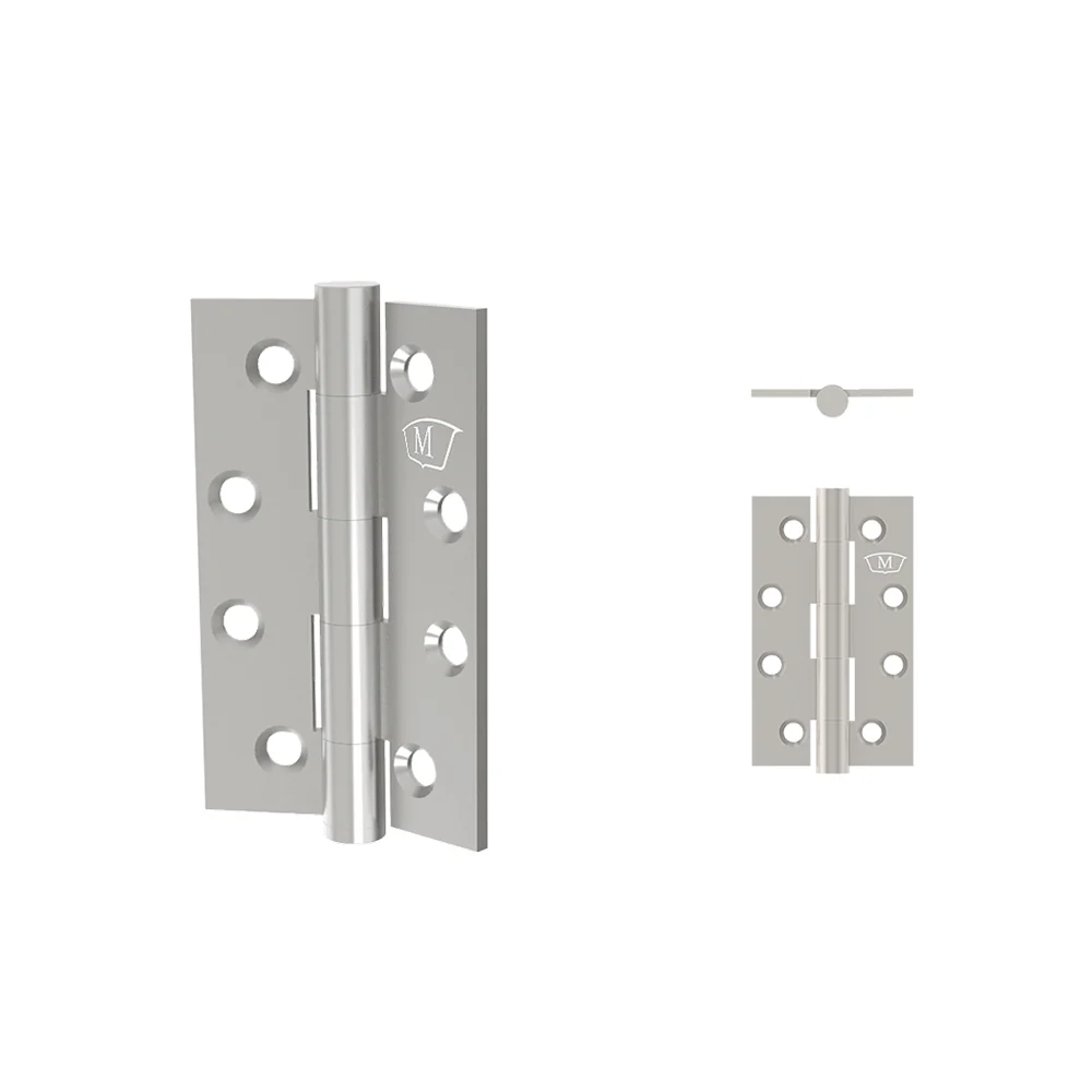 McCallum Stainless Steel Butt Hinge Fixed Pin Stainless Steel 100x60mm S210