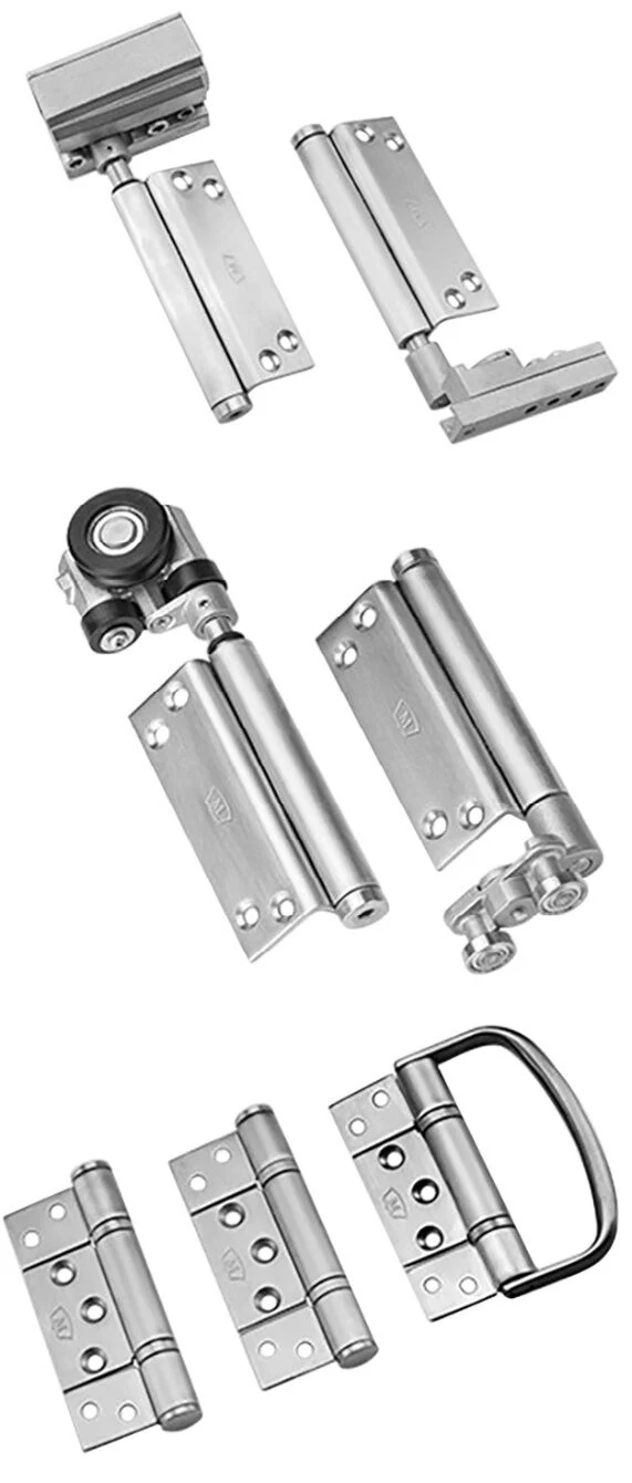 McCallum VIO Folding 3 Door System 2 + 1 Outward Opening Hardware Kit Satin Stainless Steel