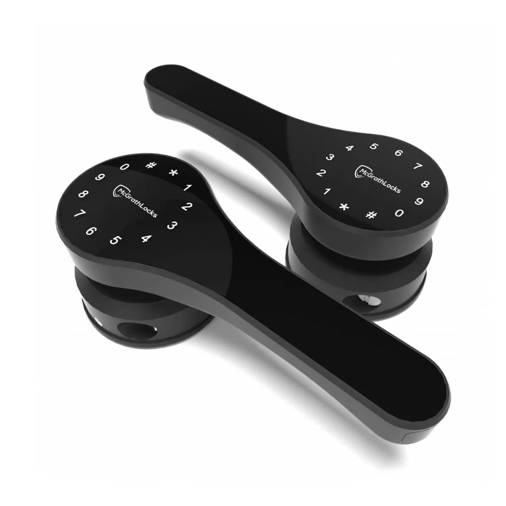 McGrath Ascot Double Sided Digital Gate Lock - Available in Black & Satin Chrome Finish - Image 3