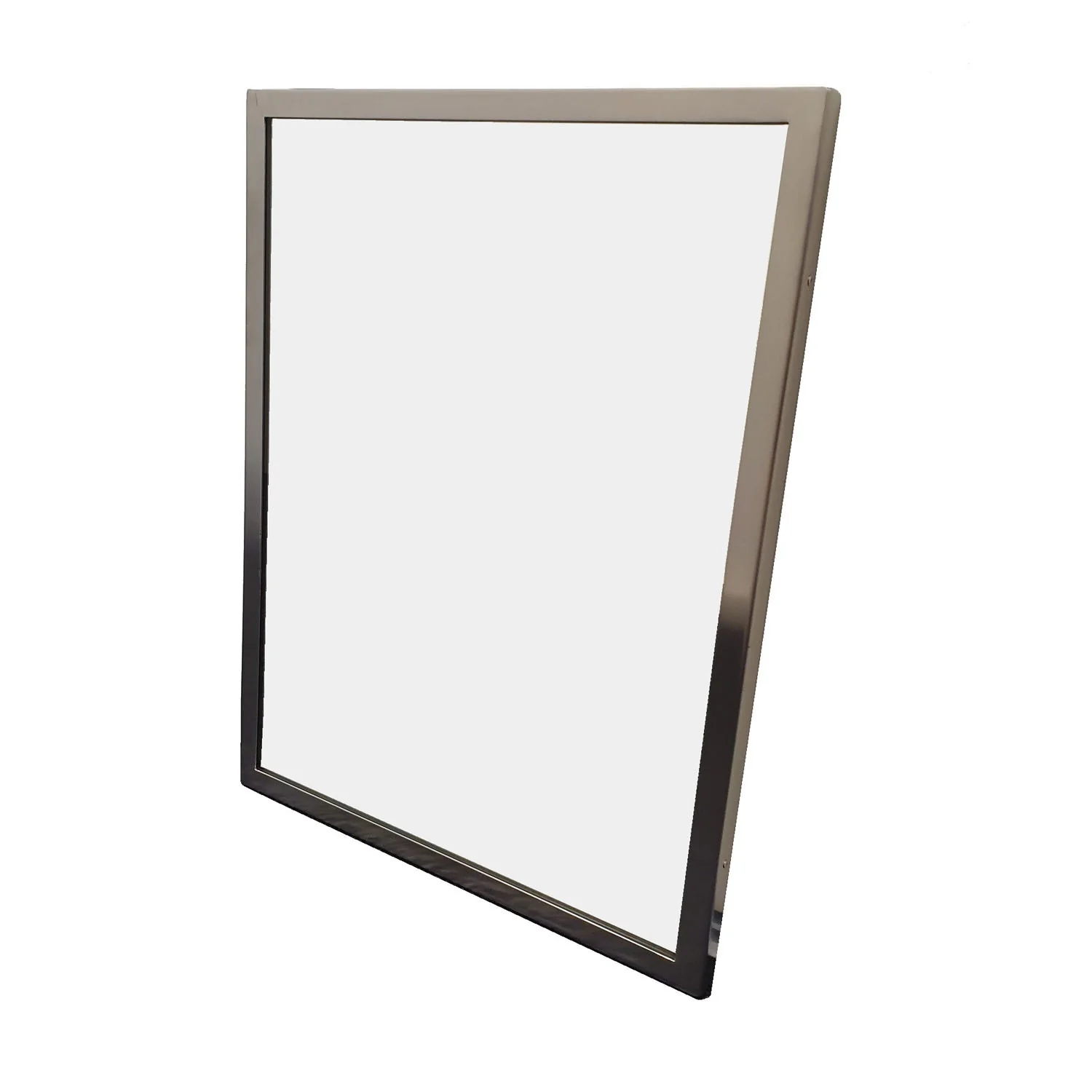 Metlam Framed Mirror in Satin Stainless Steel - Available in Various Sizes - Image 6