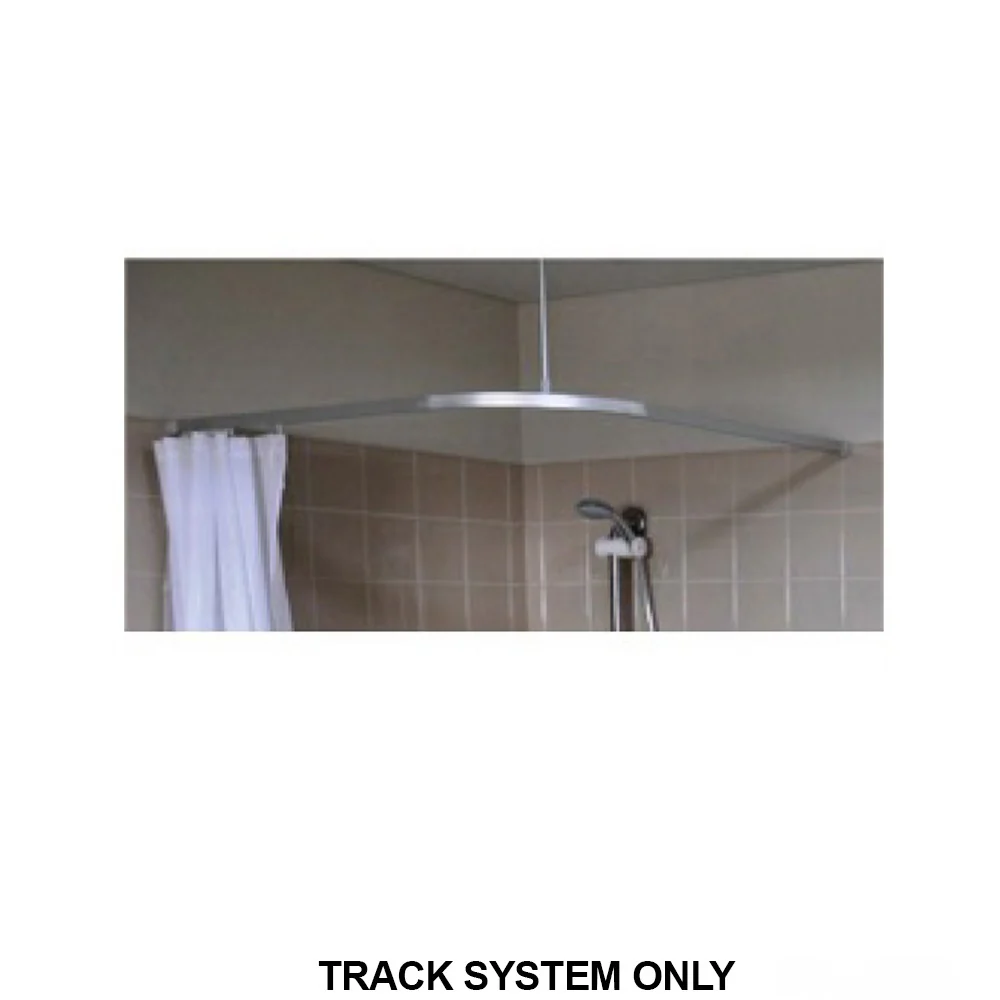Metlam L Bend Shower Curtain Track System - Available in Various Sizes - Image 3