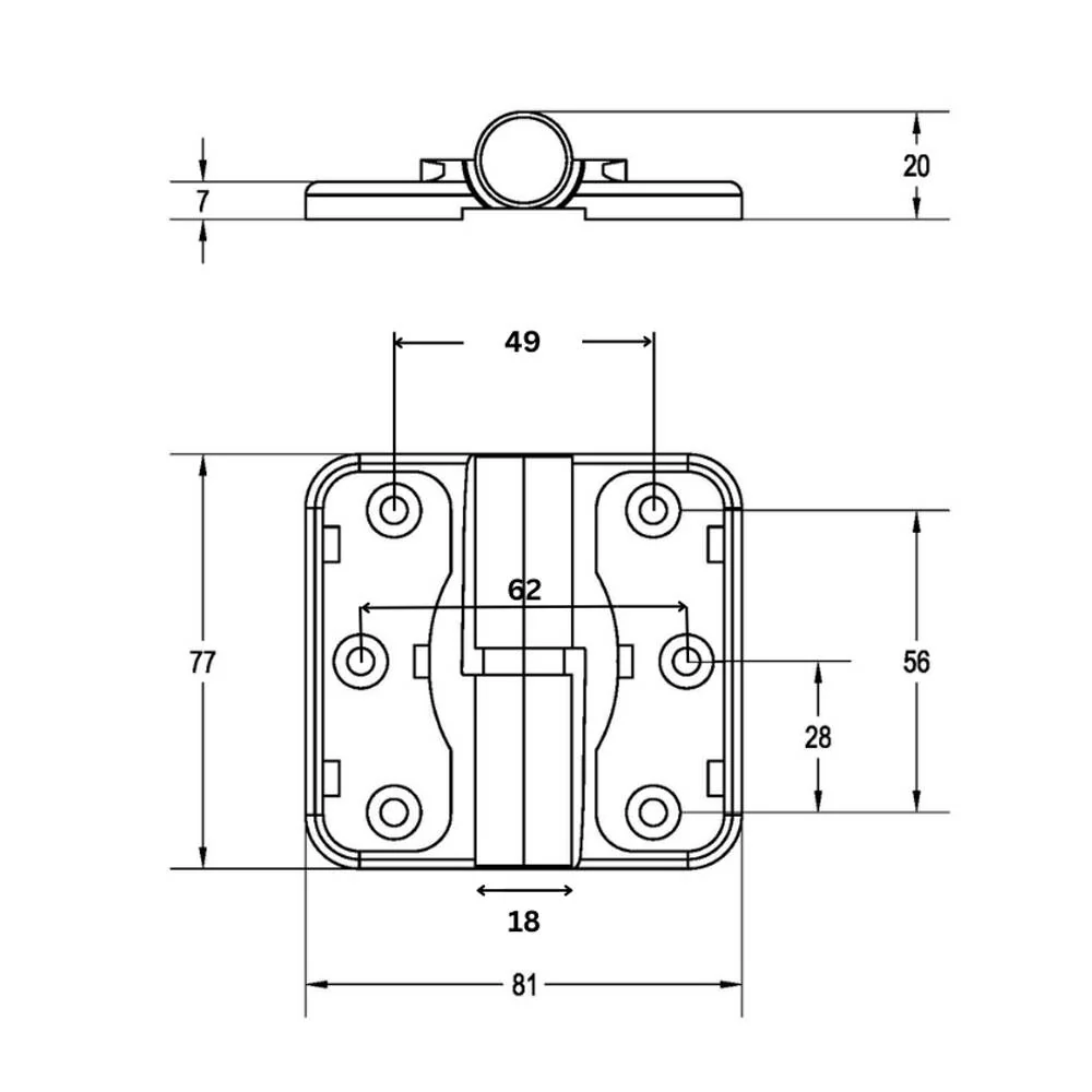 Metlam Moda Gravity Hinge Antimicrobial - Available in Left and Right Hand - Image 2