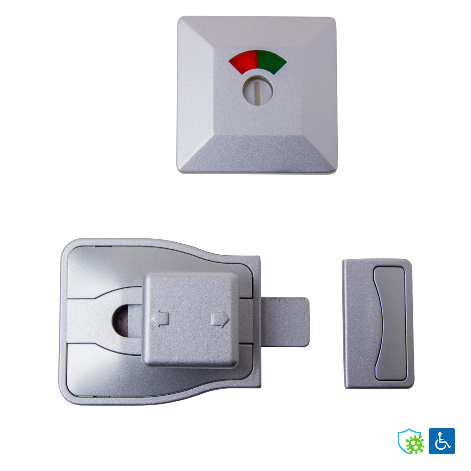 Metlam Moda Slide Lock and Emergency Release Indicator Set - Available in Various Finishes - Image 3