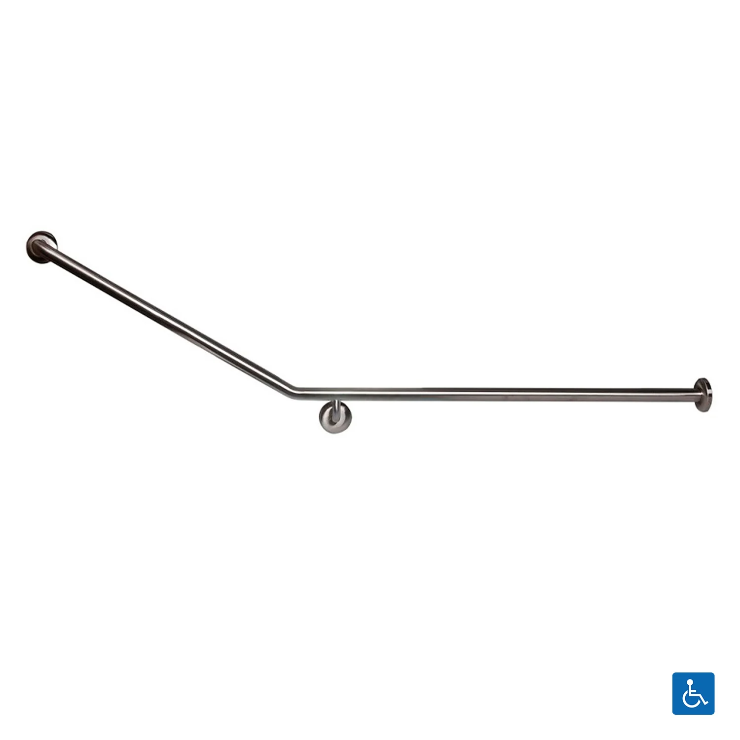 Metlam Rear/Side Wall Grab Rail 30degree - Available in Various Handing - Image 4