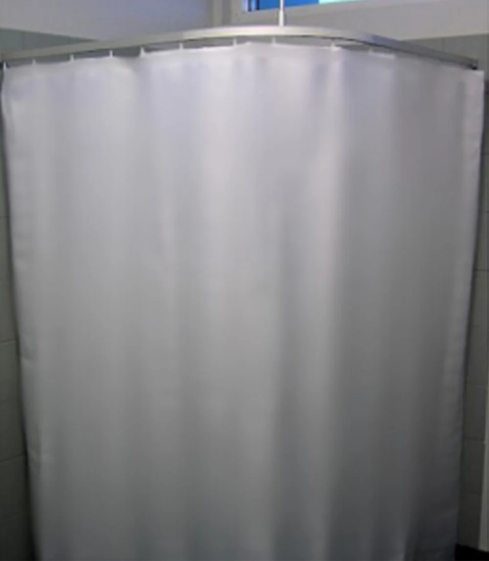 Metlam Shower Curtain Polyester Taffeta 2600x1800mm White SC_WNT2618