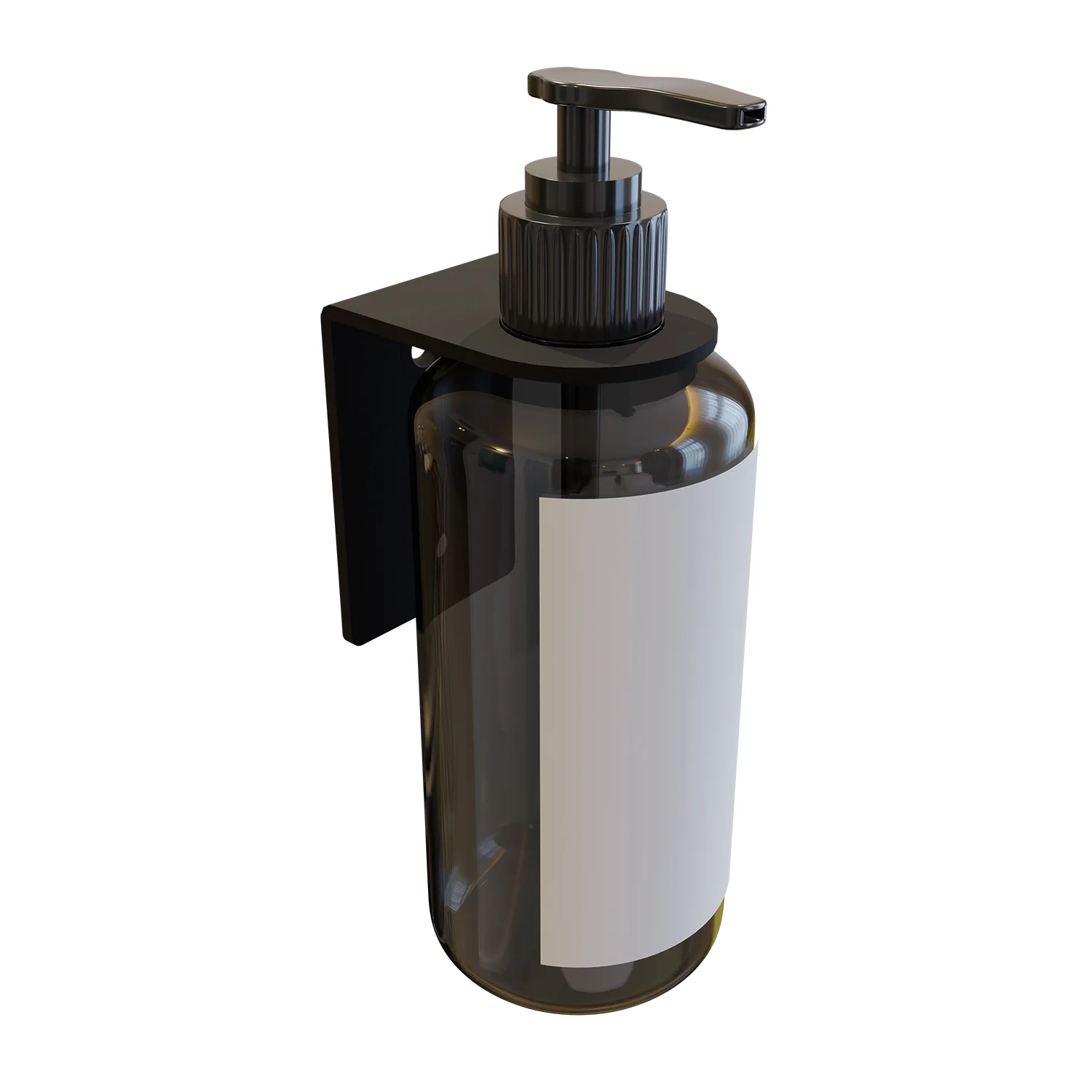 Metlam Single Soap Bottle Holder - Available in Designer Black and Satin Stainless Finish - Image 4
