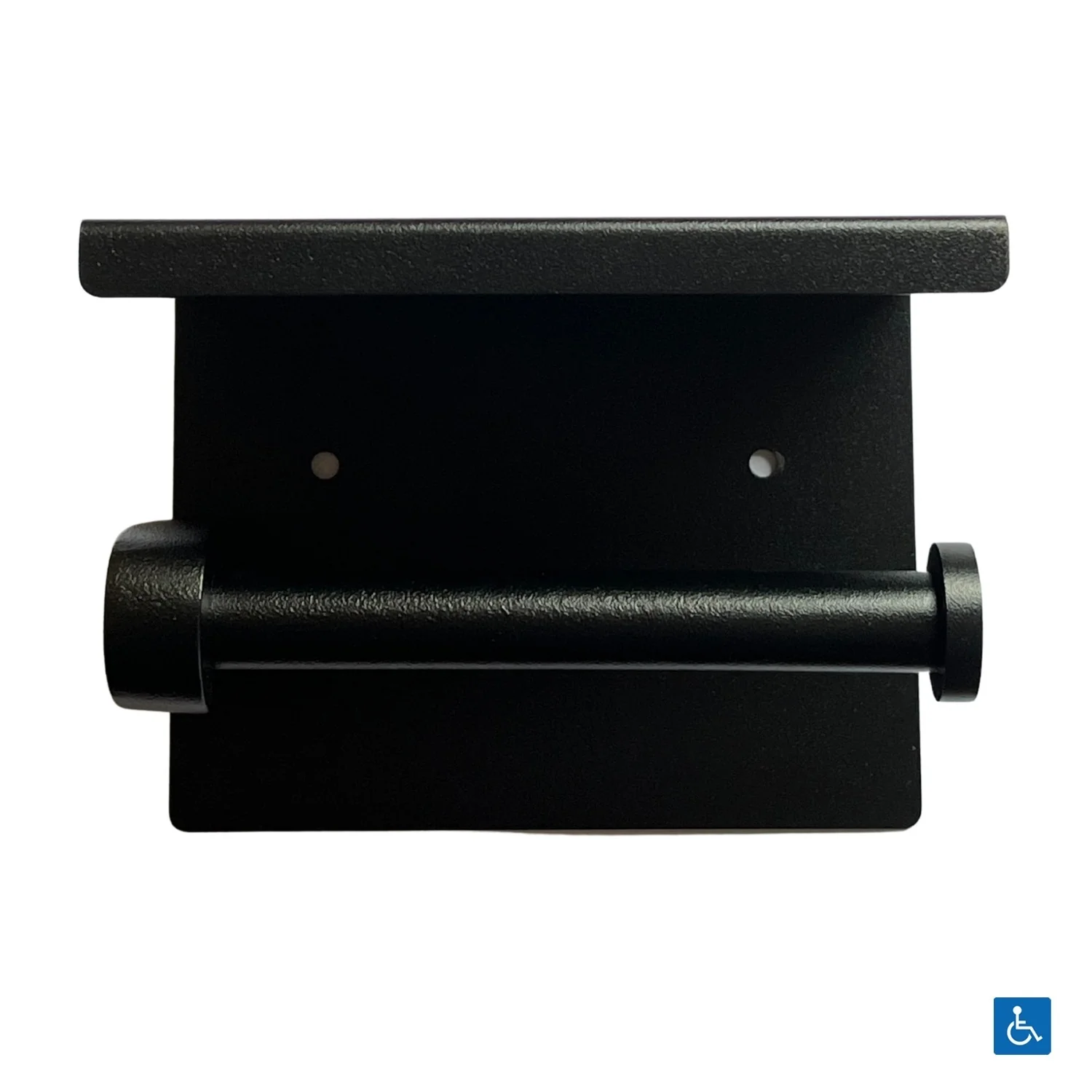 Metlam Single Toilet Roll Holder with Shelf Top - Image 3