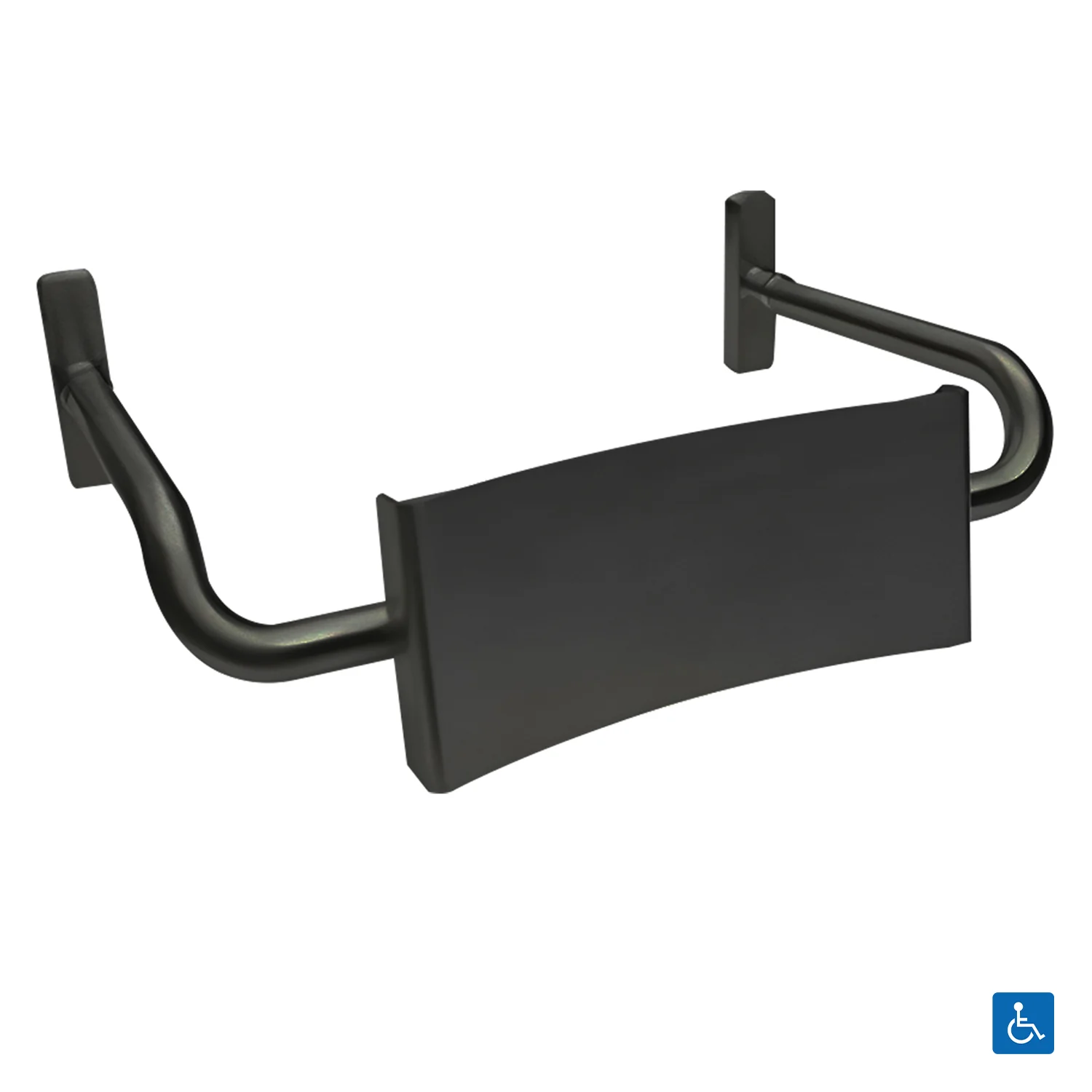 Metlam Vandal Proof Curved Rail Backrest - Available in Various Finishes - Image 3