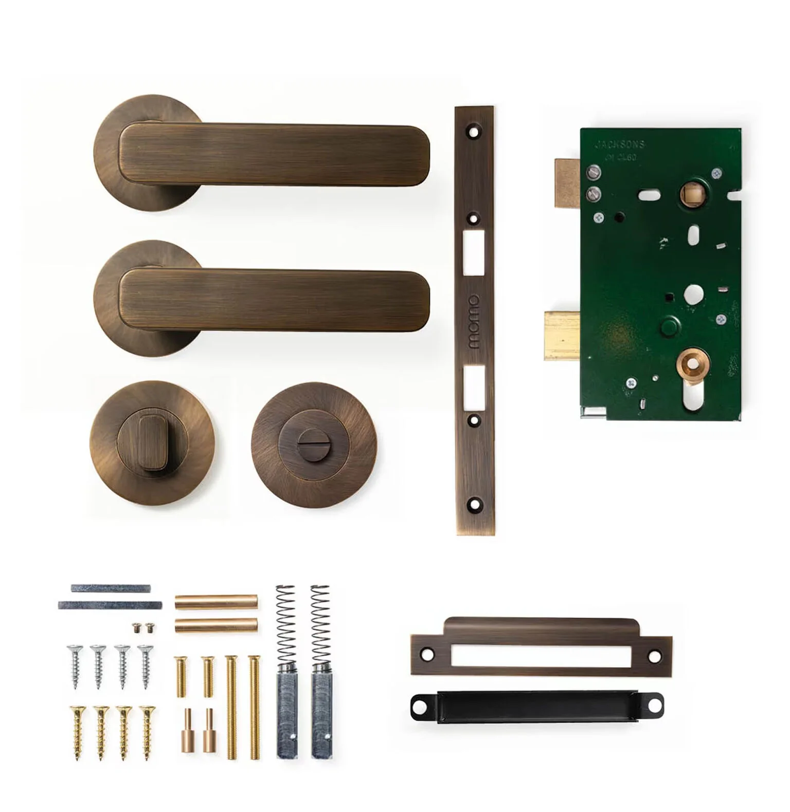 Momo Aspen Door Lever Mortice Lock Privacy Set - Available in Various Finishes - Image 3