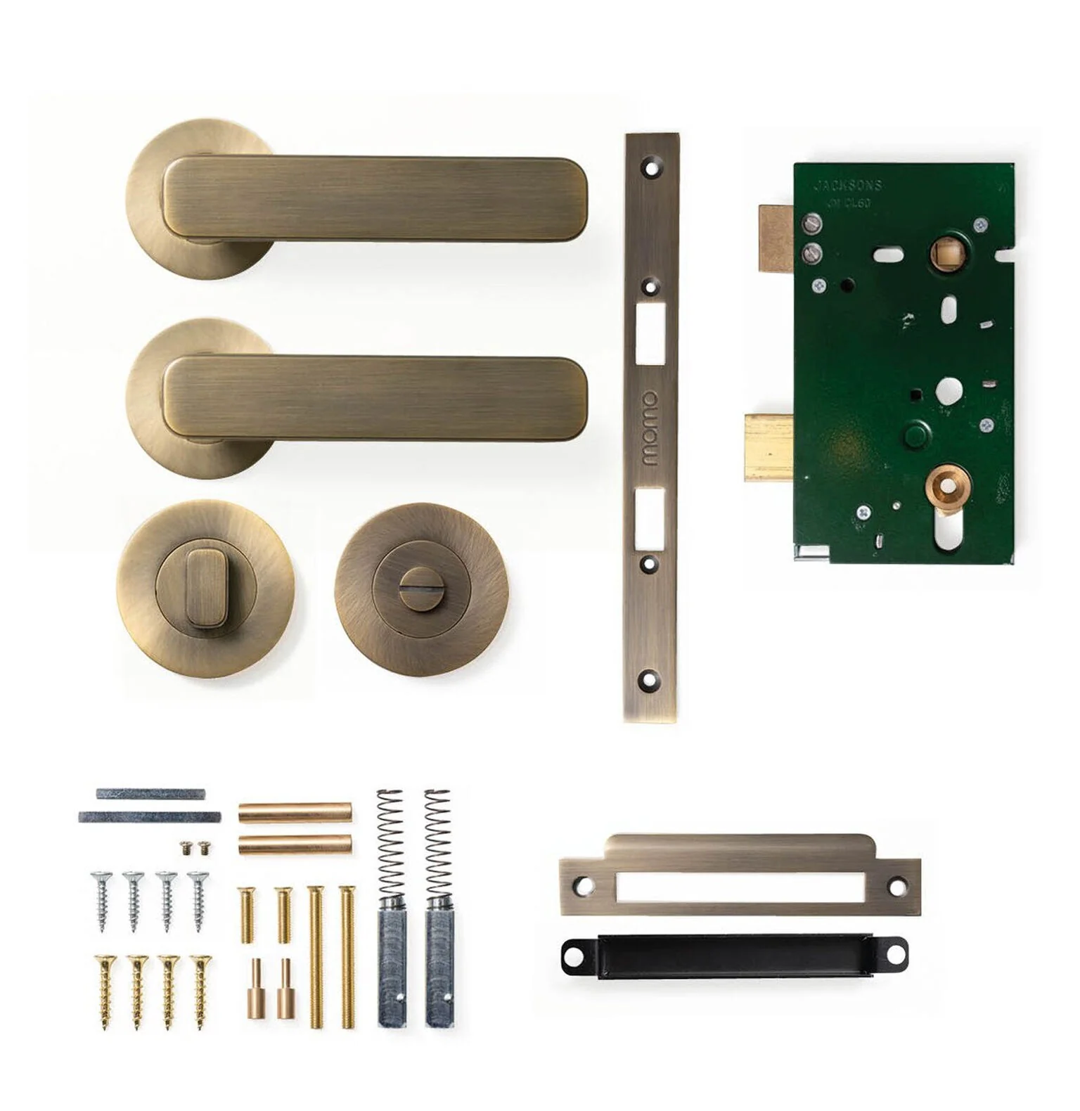 Momo Aspen Door Lever Mortice Lock Privacy Set - Available in Various Finishes - Image 5