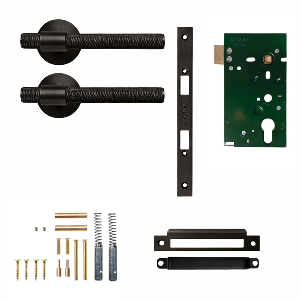 Momo Belgravia Door Handle Lever Solid Brass Mortice Passage Set - Available in Various Finishes - Image 7