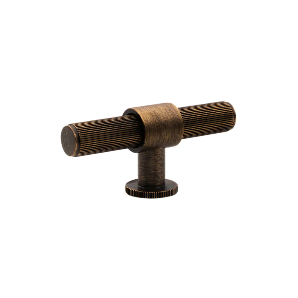 Momo Belgravia Lined 82mm Solid Brass T Knob - Available in Various Finishes - Image 2