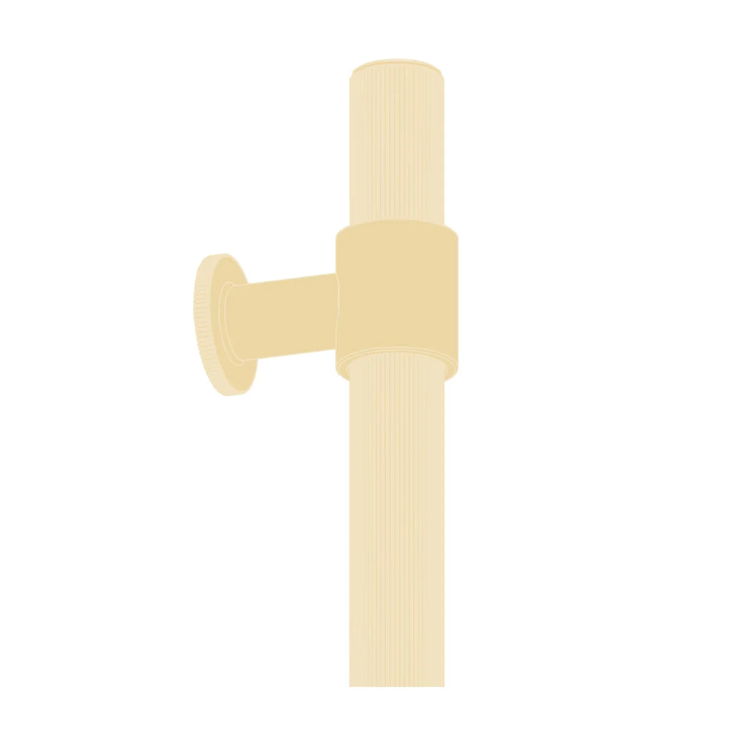 Momo Belgravia Lined Door Pull With Back to Back Fixing - Available in Various Finishes - Image 3