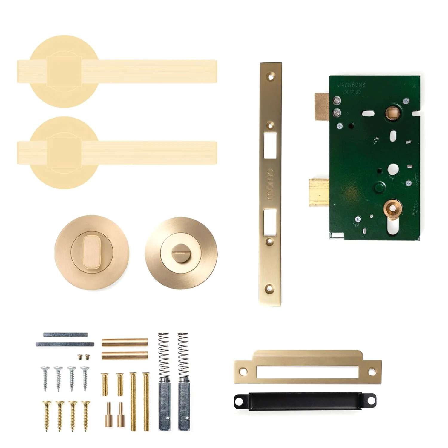 Momo Belgravia Lined Lever Mortice Lock Privacy Set - Available in Various Finishes - Image 3