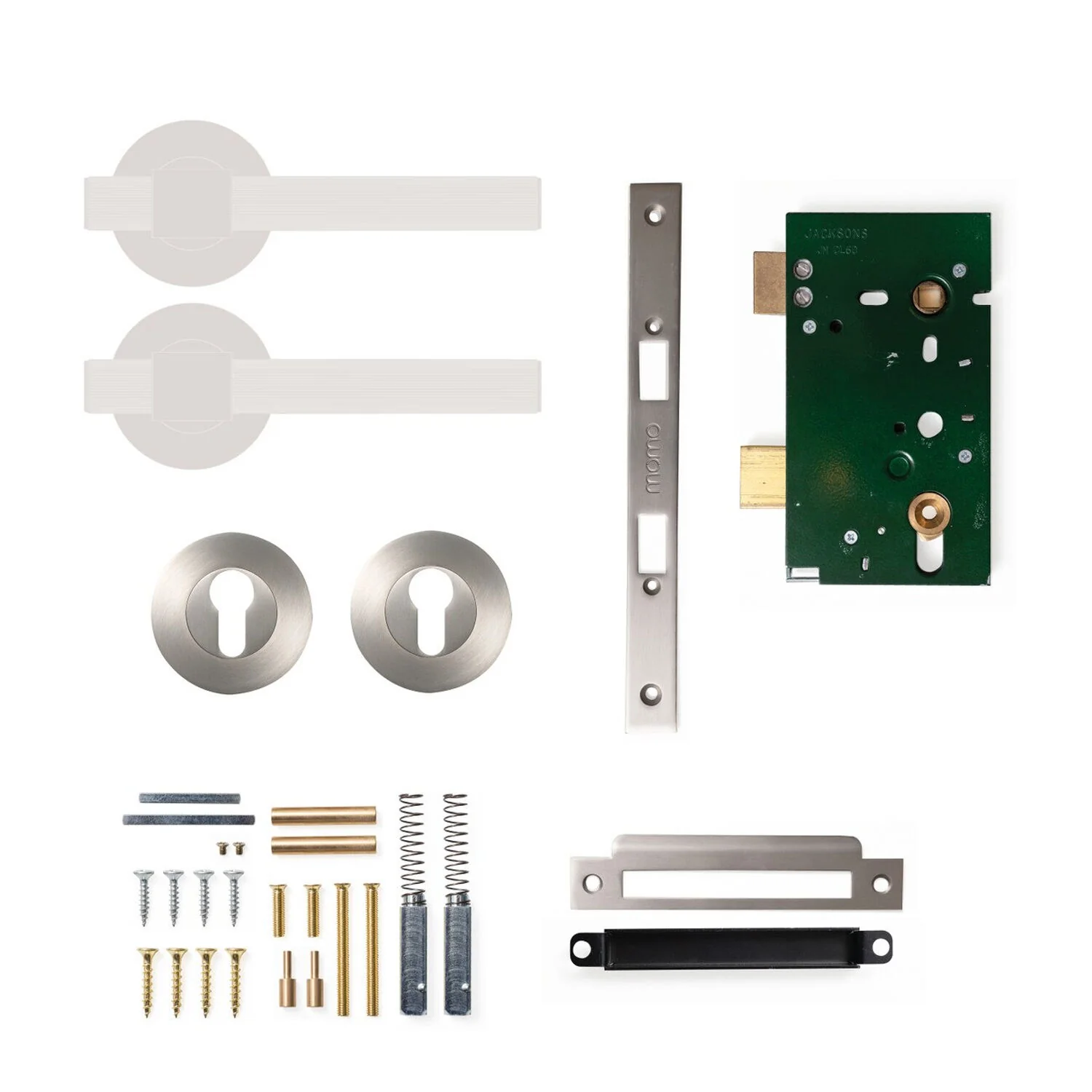 Momo Belgravia Lined Lever Mortice Lock Privacy Set - Available in Various Finishes - Image 5