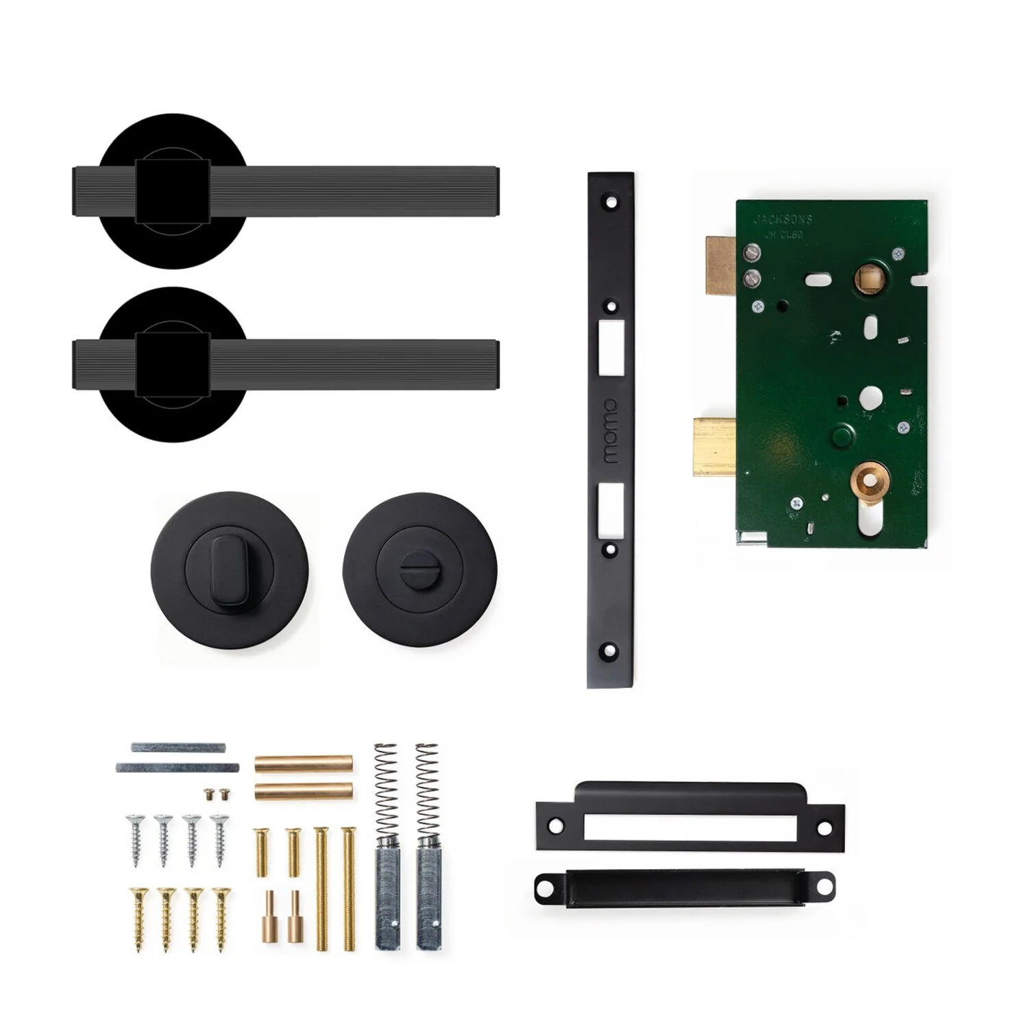 Momo Belgravia Lined Lever Mortice Lock Privacy Set - Available in Various Finishes - Image 6