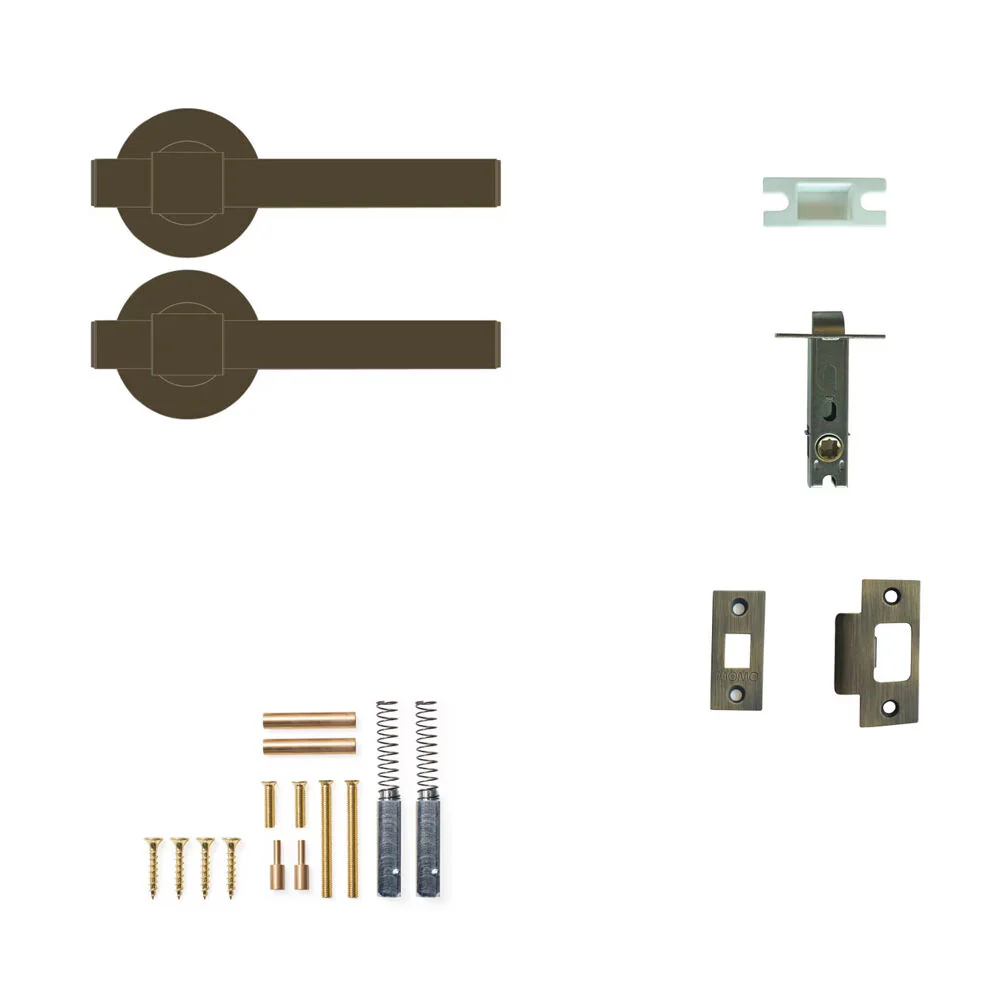 Momo Belgravia Plain Lever Solid Brass Tubular Latch Passage Set - Available in Various Finishes - Image 4