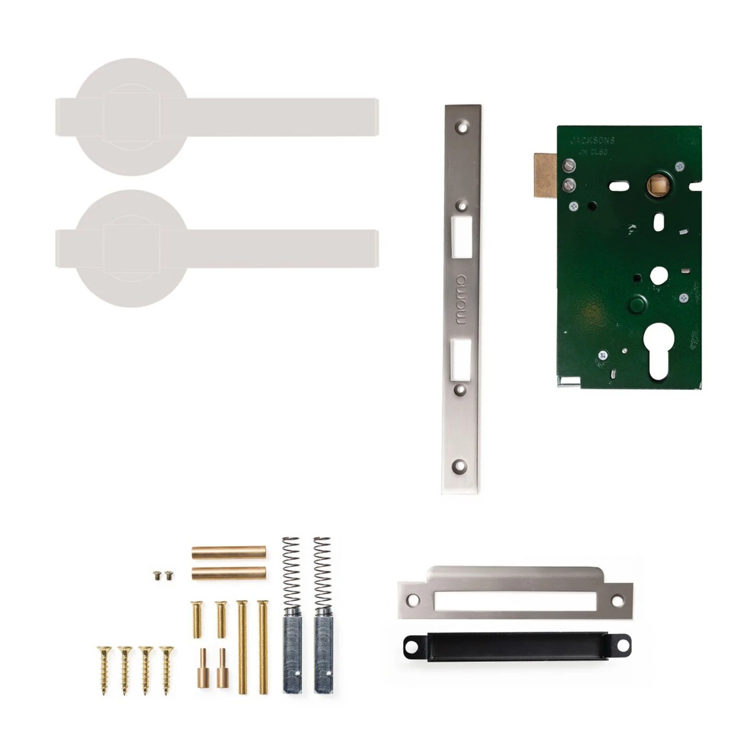 Momo Belgravia Plain Solid Brass Lever Mortice Lock Passage Set - Available in Various Finishes - Image 6