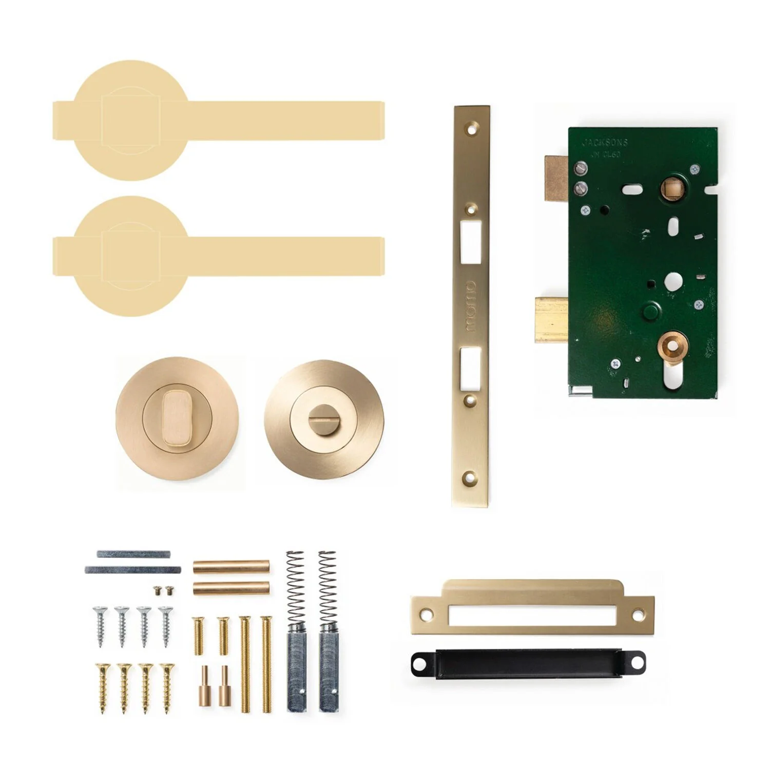 Momo Belgravia Plain Solid Brass Lever Mortice Lock Privacy Set - Available in Various Finishes - Image 4